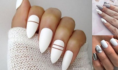 Biały manicure – 21 ultrapięknych i gustownych zdobień