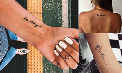 Tatuaże napisy - 20 najciekawszych wzorów dla dziewczyn