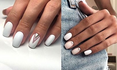 Biały manicure - 18 subtelnych i pięknych zdobień