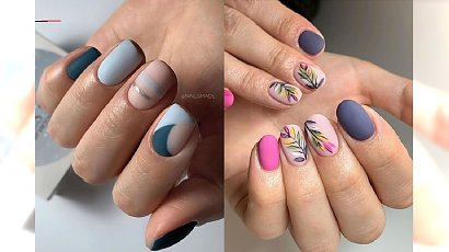 Krótkie paznokcie - 25 pomysłów na krótki manicure w kolorach wiosny [GALERIA]