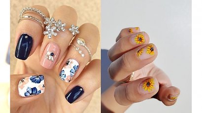 Hit tego sezonu: Paznokcie w kwiaty - 25 pomysłów na kwiecisty manicure