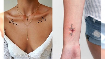 Małe tatuaże dla kobiet - 20 pomysłów na delikatne wzory [GALERIA 2020]
