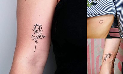 Małe tatuaże - galeria niesamowitych wzorów dla kobiet