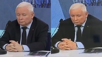 Kaczyński skończony?! "Podsypiający dyktator" Kaczyński skończony Jarosław Kaczyński zasnął na własnej konferencji prasowej? To nagranie jest hitem sieci! MEMY