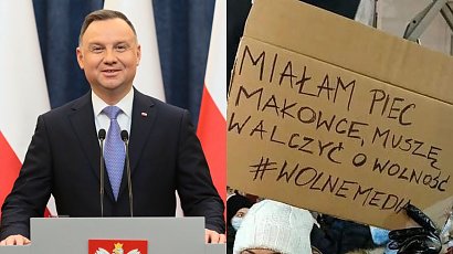 Andrzej Duda zawetował "lex TVN"! "Podzielam zdanie większości Polaków - kolejne spory nie są potrzebne"