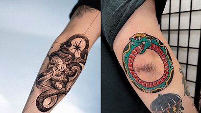 #elbowtattoo - zobacz jak prezentują się tatuaże, zlokalizowane na łokciu!