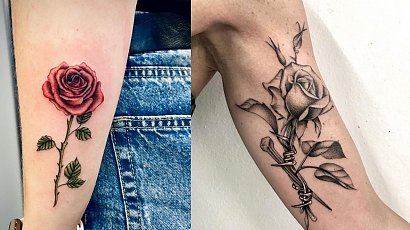 Róża jako motyw na tatuaż - tak czy nie?