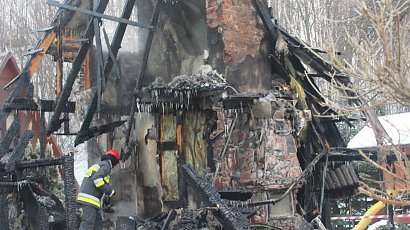 Tragedia w Bieszczadach - w pożarze zginęła kobieta