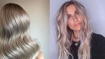 Siwy blond - czy to dobry kolor na zimę?