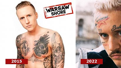 Stifler z "Warsaw Shore" zrobił sobie przeszczep włosów! Internauci patrzą jednak na tatuaże na twarzy! "Oszpeciłeś się"