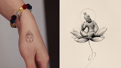 Buddyjskie tatuaże - dla uduchowionych i nie tylko! Zobacz nasze inspiracje #buddatattoo!