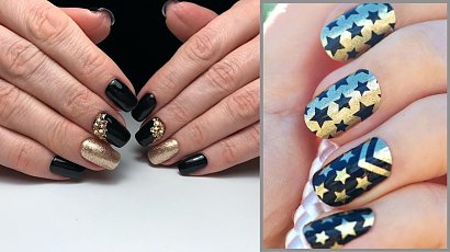 #blackgoldnails - paznokcie czarno-złote. Oto najpiękniejsze stylizacje!