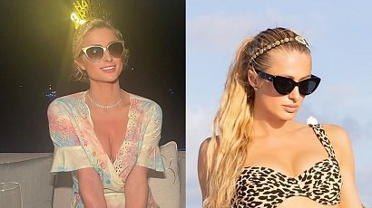 Paris Hilton świętuje 41. urodziny w retro bikini w stylu lat 60! Fason tych majtek zaburzył jej sylwetkę. Hit czy kit?