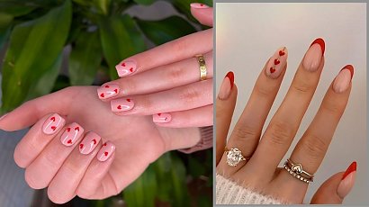 #valentinesnails - paznokcie na Walentynki. Oto romantyczne stylizacje!