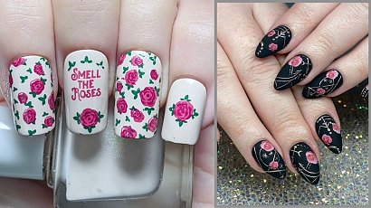 #rosesnails - paznokcie różane. Oto najlepsze stylizacje!