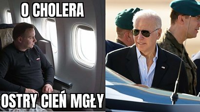 Joe Biden przyleciał do Polski! Andrzej Duda spóźnił się na spotkanie. Internauci tworzą memy
