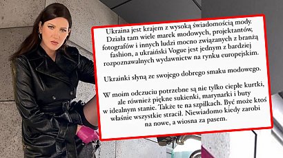 Stylistka apeluje, żeby Ukrainkom przekazywać szpilki i sukienki. Rozpętała tym burzę w sieci