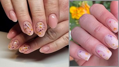 #driedflowernails - paznokcie z motywem suszonych kwiatów. Poznaj nowy trend!