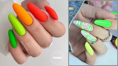 Neonowe paznokcie to hit wiosny 2022! Zobacz najlepsze stylizacje!