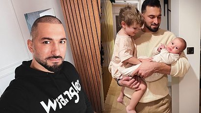 Rafał Maślak pokazał reakcję syna na jego nową fryzurę. Bezcenna! Musisz to zobaczyć