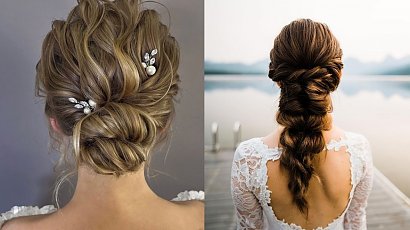 Ślubne fryzury - 20 inspiracji na proste i bardziej odjechane fryzury dla panny młodej