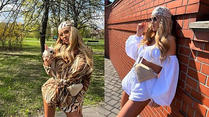 "Królowe Życia": Izabela Macudzińska prezentuje z córką kolekcję ubrań. "Cały tata. Śliczna i skromna dziewczyna" - piszą fani