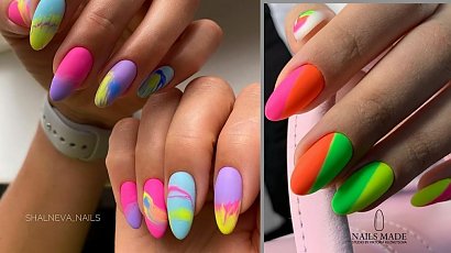 Kolorowe paznokcie - to trend wiosny 2022 roku! Zobacz najpiękniejsze stylizacje!