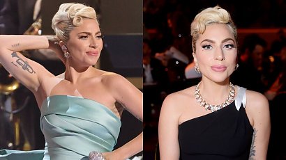 Grammy 2022: Lady Gaga w dwóch sukniach balowych. Jedna w stylu starego Hollywood, druga w kolorze Tiffany blue. Która lepsza?