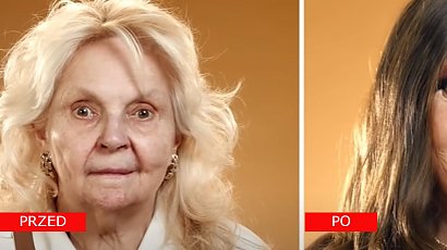 82-letnia kobieta przedłużyła włosy i zafarbowała je na czekoladowy brąz! Wygląda jak Kim Kardashian?