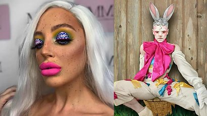 Śmieszne, dziwne oraz kreatywne makijaże na Wielkanoc! [ZDJĘCIA]