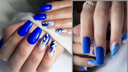 Kobaltowe paznokcie - ten kolor to hit tego sezonu! Zobacz najpiękniejsze stylizacje!
