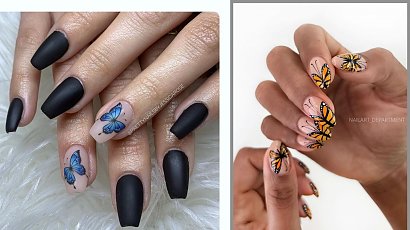 #butterflynails - paznokcie z motywem motyla. Zobacz te niezwykłe stylizacje!