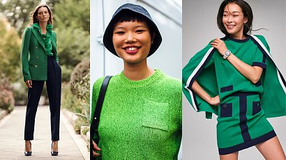 Zielony – kolor wiosny i lata 2022! Najmodniejsze stylizacje eleganckie, wieczorowe, casualowe i sportowe!