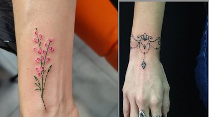 Tatuaże na nadgarstkach: krzyże, kwiaty, napisy, zwierzęta i bransoletki. Zobacz 15 pięknych propozycji!