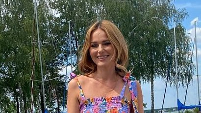 Paulina Sykut-Jeżyna w dziewczęcej stylizacji! To świetna propozycja na letni outfit!