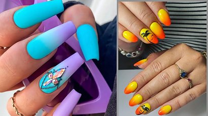 #ombrenails - paznokcie ombre. To gorący trend lata 2022! Oto trendy, kolory, zdobienia i piękne stylizacje!