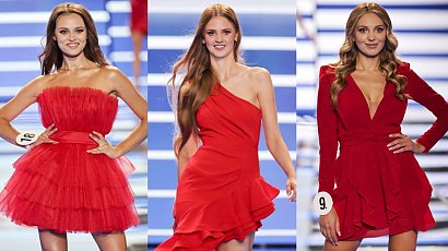 Miss Polski 2022: Kandydatki w czerwonych sukienkach na wesele! Znamy markę i ceny. Która najładniejsza?