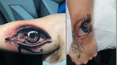 #eyetattoo - tatuaż w kształcie oka. Zobacz te piękne projekty!