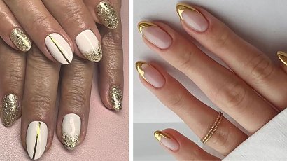 #goldnails - złote paznokcie. To gorący trend lata! Zobacz najpiękniejsze stylizacje!