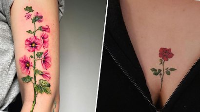 #flowertattoo - tatuaże kwiatowe. Zobacz najpiękniejszych kobiecych projektów