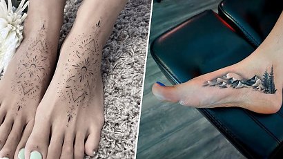 #foottattoo - tatuaże na stopie. Piękne, reprezentatywne i stylowe! Zobacz 15 najlepszych projektów!