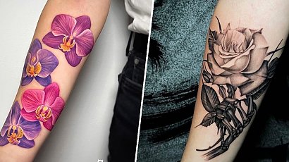#flowertattoo - tatuaż kwiatowy. Zobacz najpiękniejsze projekty 2022 roku!