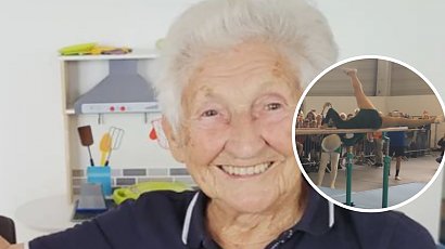 Ma 97 lat i jest najstarszą gimnastyczką na świecie! Zawstydzi niejednego 30-latka. Co za forma!
