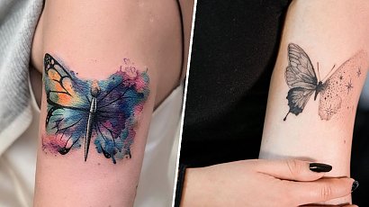 Tatuaż motyl - piękny, delikatny i wyjątkowy! Zobacz najpiękniejsze projekty!