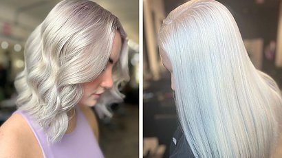 Platynowy blond w trendach na marzec 2023. Long bob, shaggy hair i nie tylko!