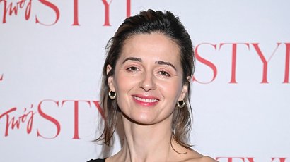 Orły 2023: Agnieszka Grochowska w samej marynarce pozuje na ściance! Gdzie ona ma spodnie?