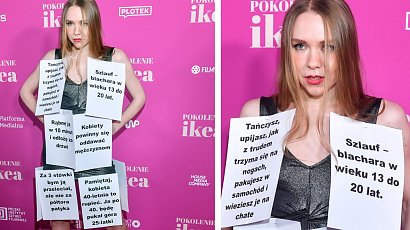 Maja Staśko oblepiona kartkami na premierze "Pokolenia Ikea"! "Ta książka to seksistowski chłam"