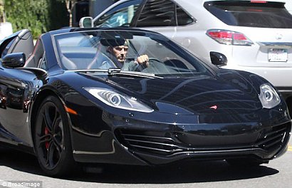 David Beckham - McLaren 12C Spider