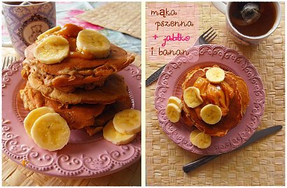 PLACUSZKI NA BIAŁKACH

Potrzebujesz: 50 g jogurtu, 1 białko jaja, kilka kropli aromatu waniliowego, 45 g dowolnej mąki (wybierz razową, zdrowsza), ½ łyżeczki sody, łyżka miodu, ulubiony owoc

Przygotowanie: jogurt wymieszaj z białkiem i aromatem. W drugiej misce wymieszaj mąkę z sodą, słodzikiem i ew. cynamonem. Owoce pokrój w kostkę. Do składników suchych dodaj mokre i wymieszaj razem (ciasto będzie dość gęste). Dodaj pokrojone owoce i delikatnie, ale dokładnie wmieszaj je w ciasto. Na rozgrzaną, suchą patelnię, kładź łyżką ciasto, formując placuszki. Smaż na średnim ogniu z dwóch stron, do ładnego zbrązowienia. 

fot. teczawsloiku.blogspot.com