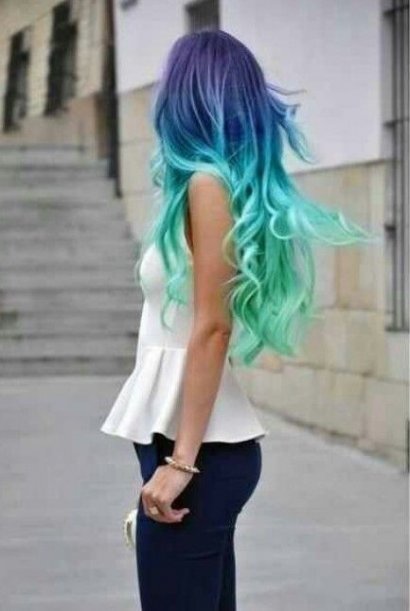 Turkus-ombre